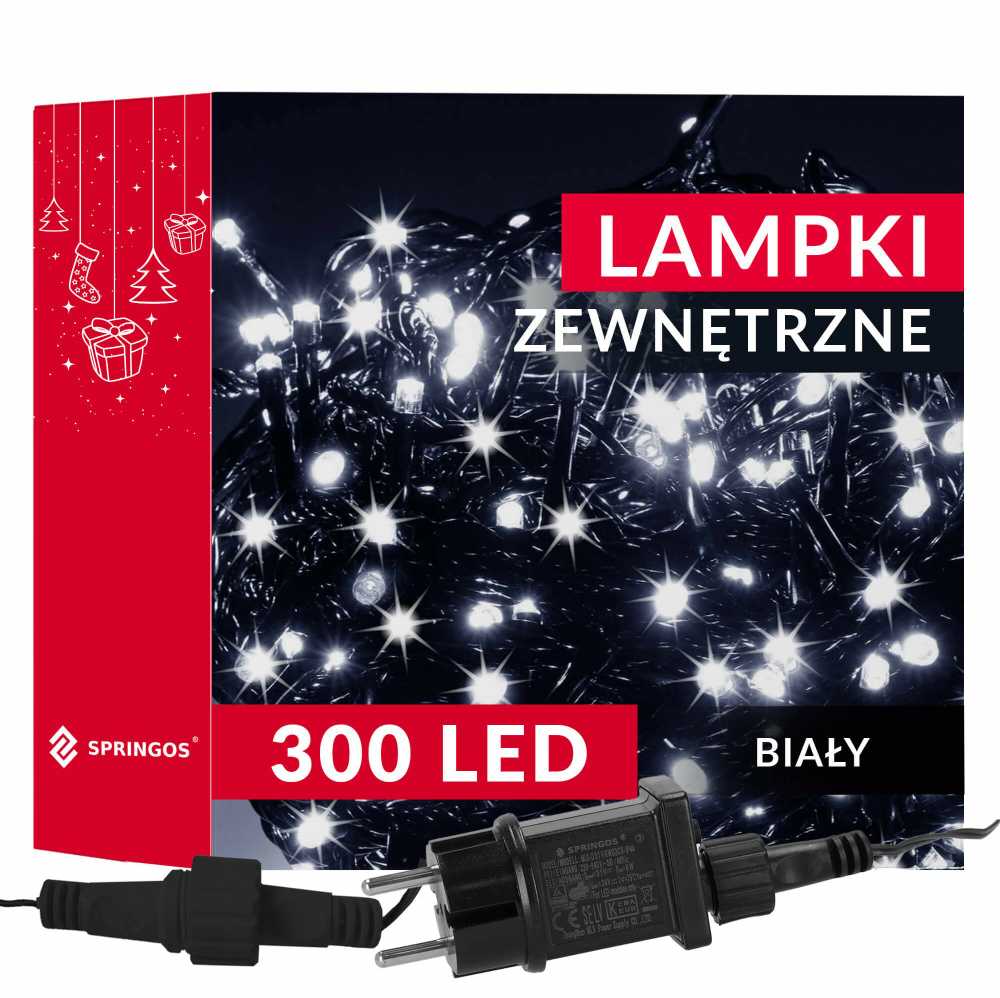 Kalėdinė girlianda Springos 300 LED, 17,5 m, IP44