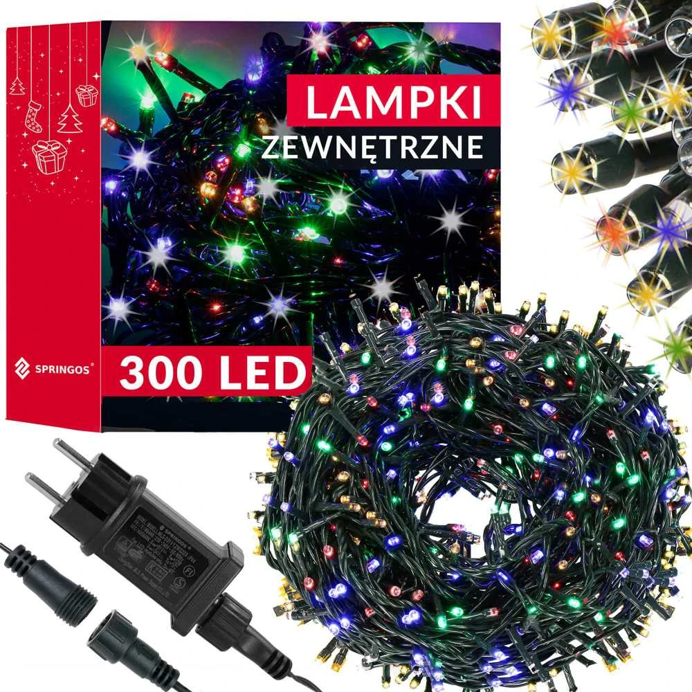 Kalėdinės lemputės Springos 300 LED, 17,5 m