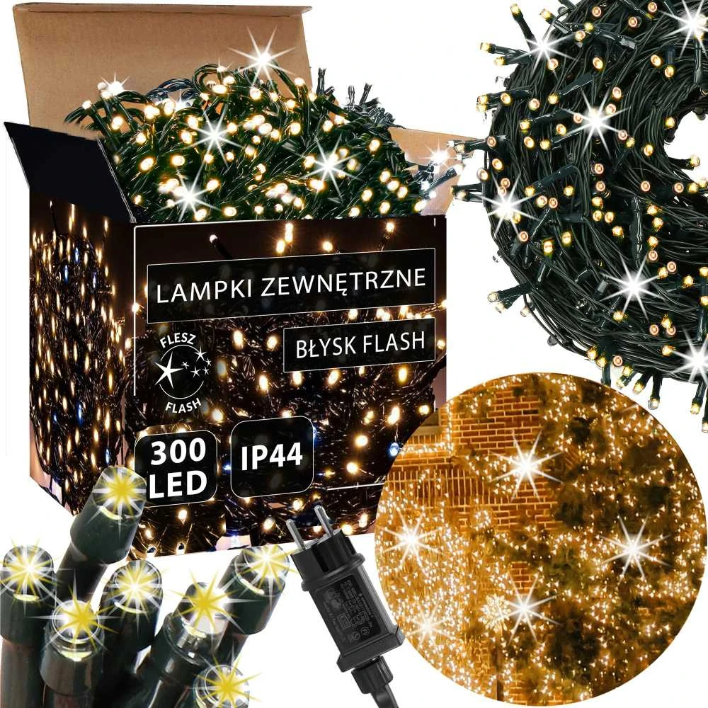 Kalėdinės lemputės Springos 300 LED, 17,5 m
