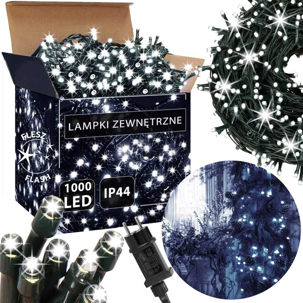Kalėdinės lemputės Springos 1000 LED, 50 m, IP44