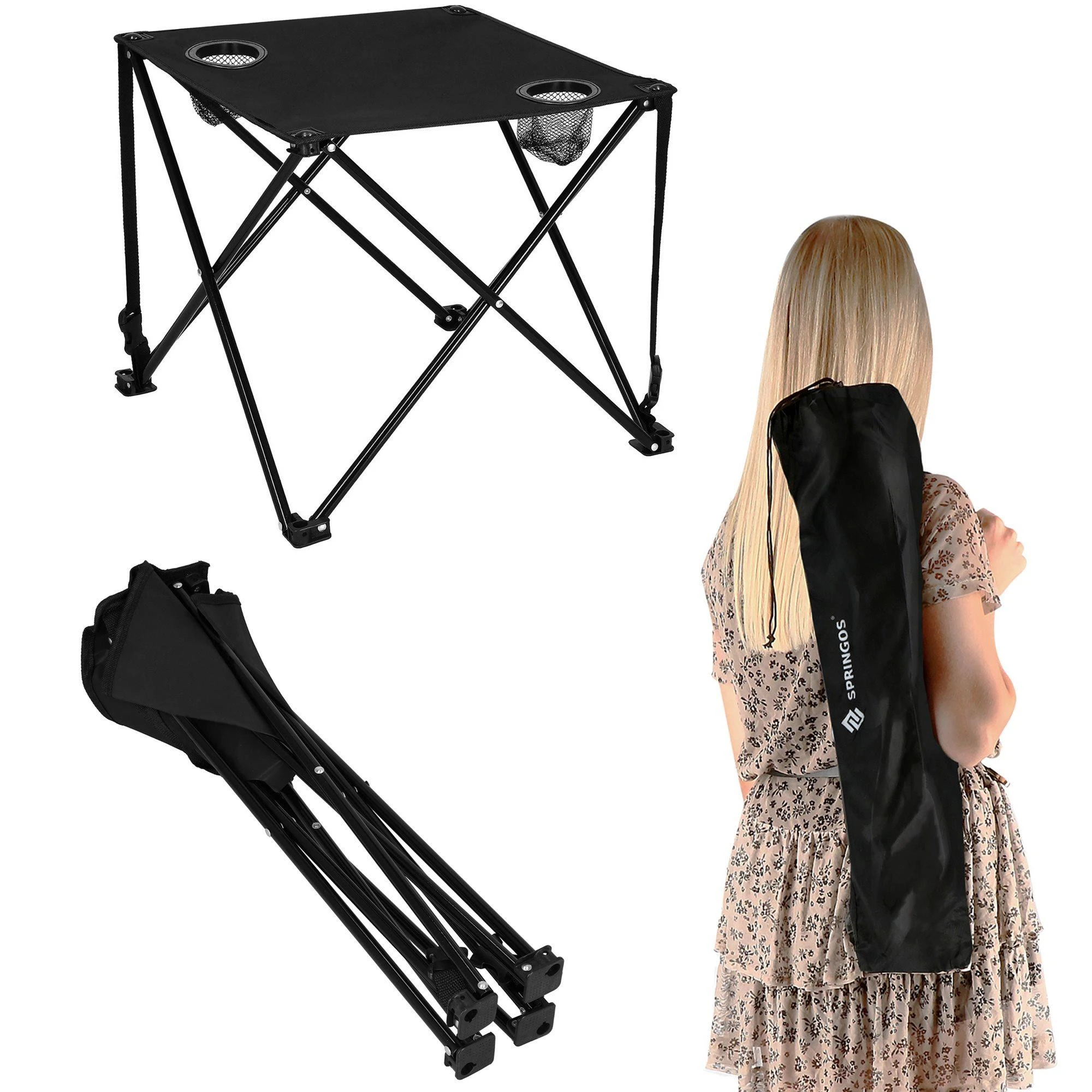 Turistinis stalas Springos CS0013 46x46x45 cm