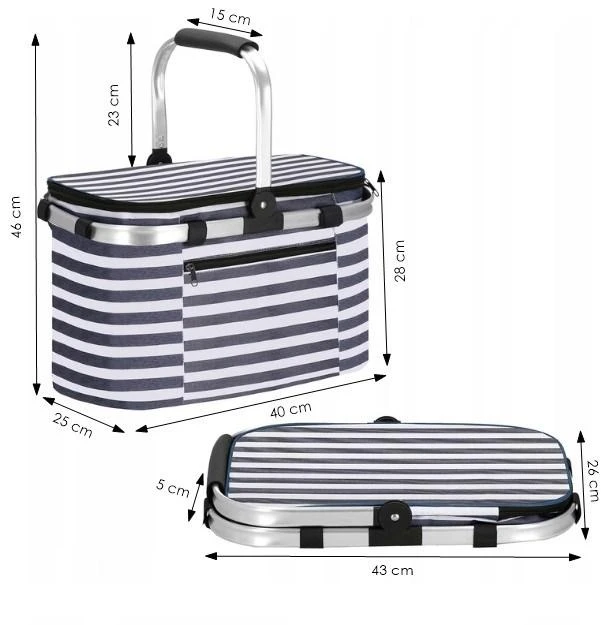 Terminis krepšelis Springos CS0025 28l