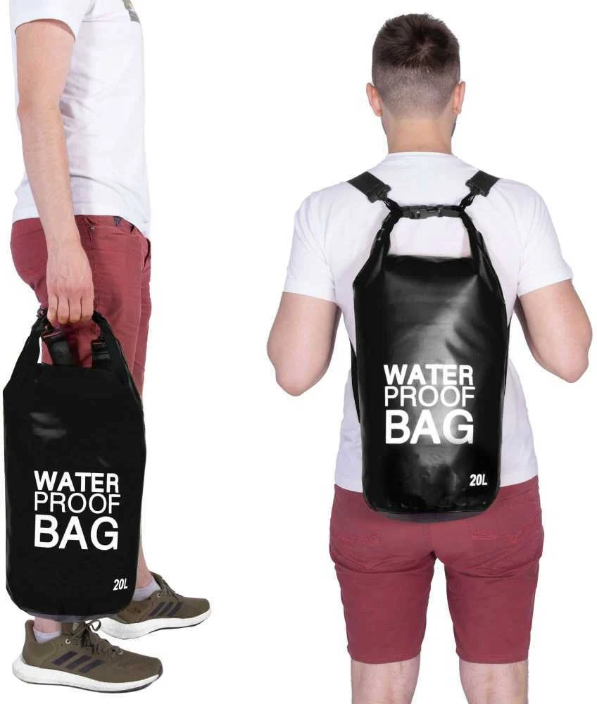 Springos Vandeniui atsparus vandens maišas 20L juodas PVC