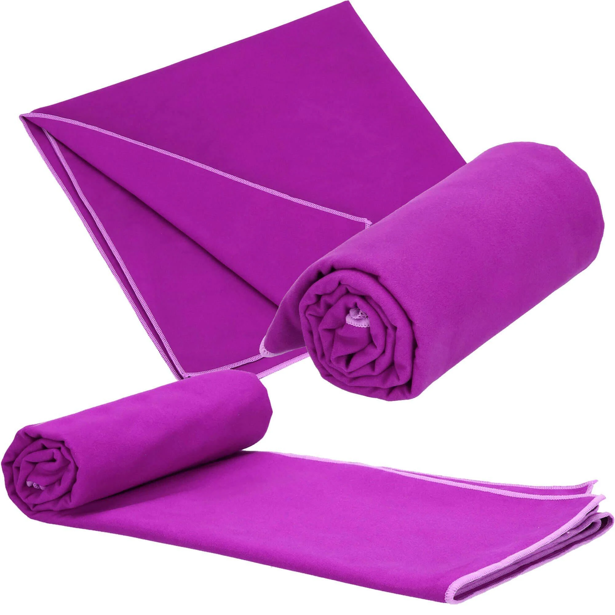 Rankšluostis Springos 75x150 cm mikropluošto violetinis