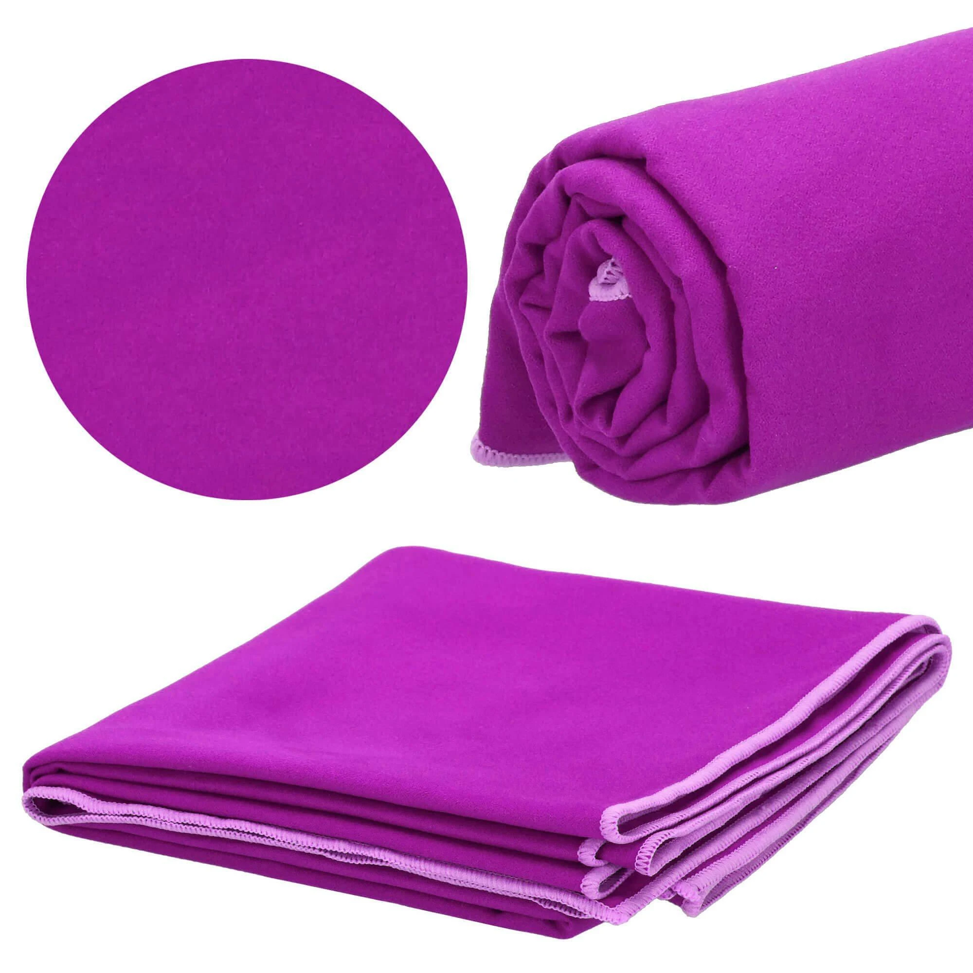 Rankšluostis Springos 75x150 cm mikropluošto violetinis