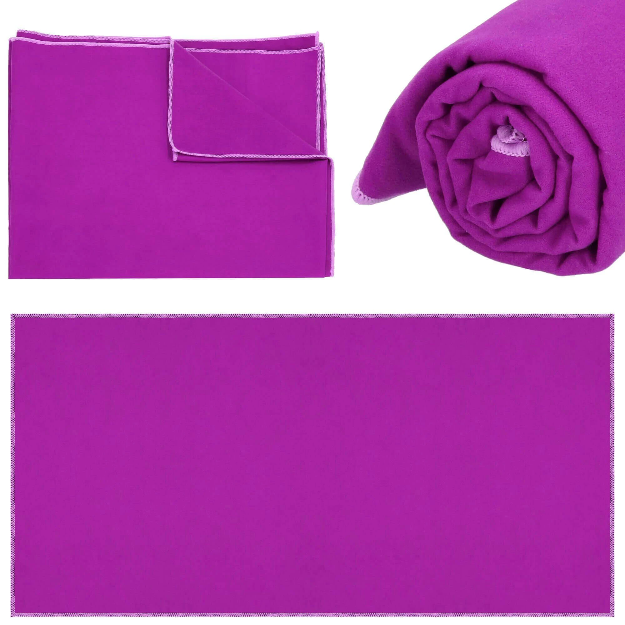Rankšluostis Springos 75x150 cm mikropluošto violetinis