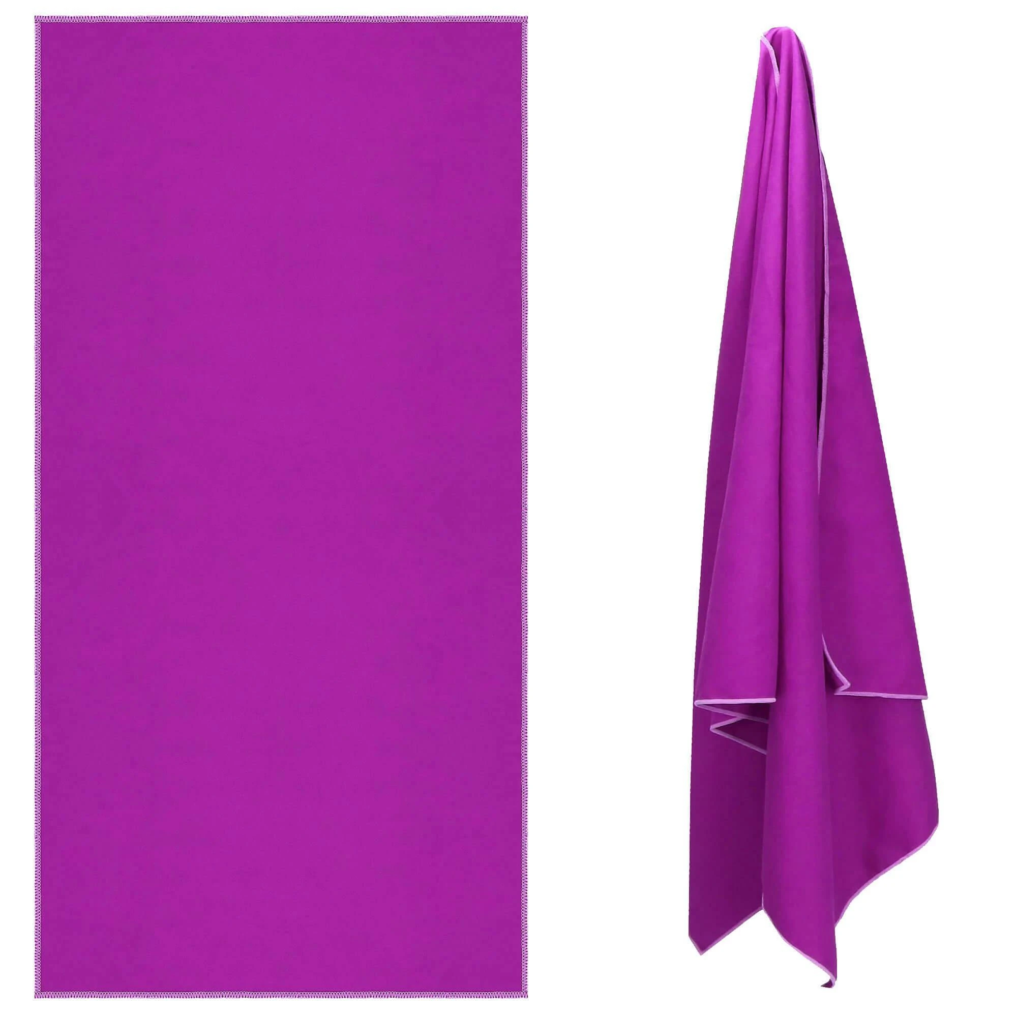 Rankšluostis Springos 75x150 cm mikropluošto violetinis