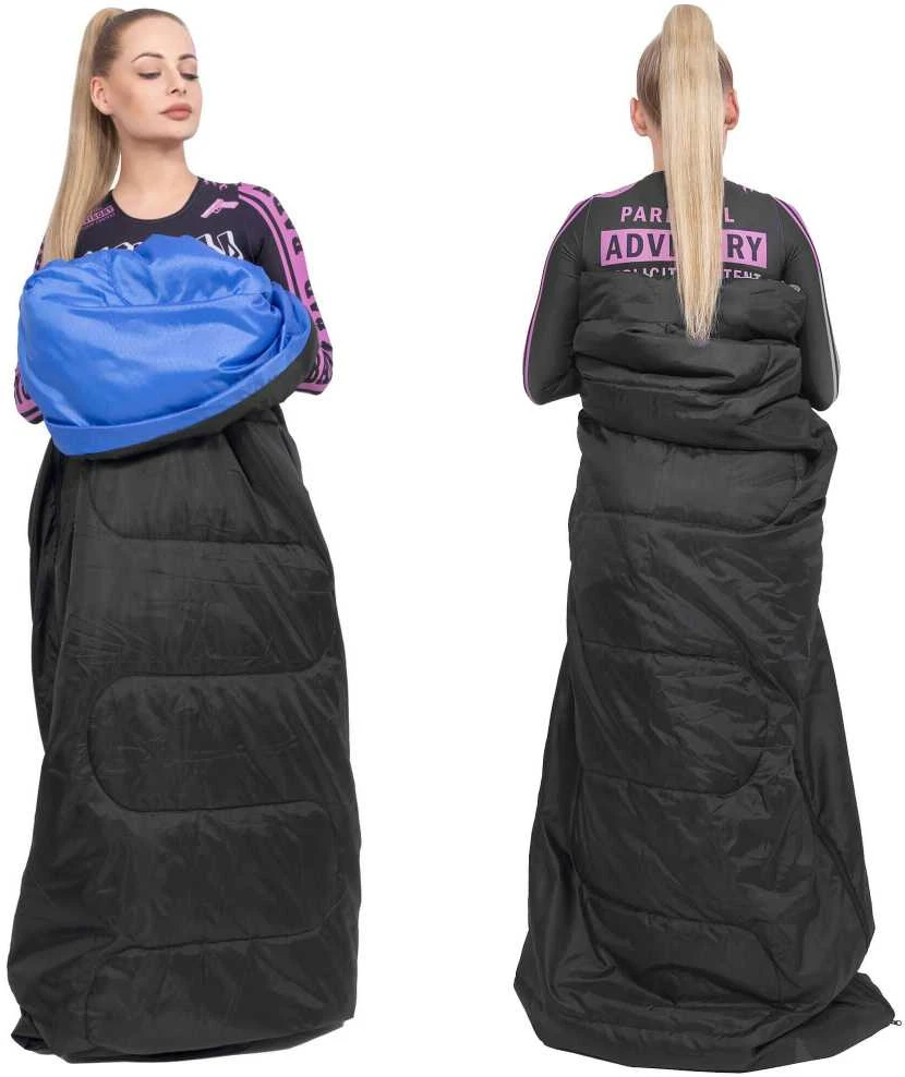 Turistinis miegmaišis Springos CS0044 190x73 cm juodas