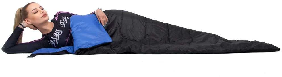 Turistinis miegmaišis Springos CS0044 190x73 cm juodas