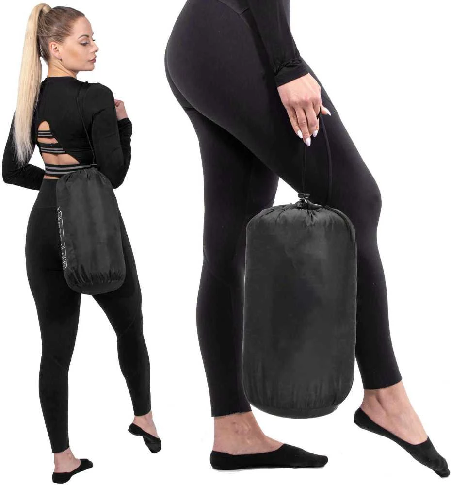 Turistinis miegmaišis Springos CS0044 190x73 cm juodas