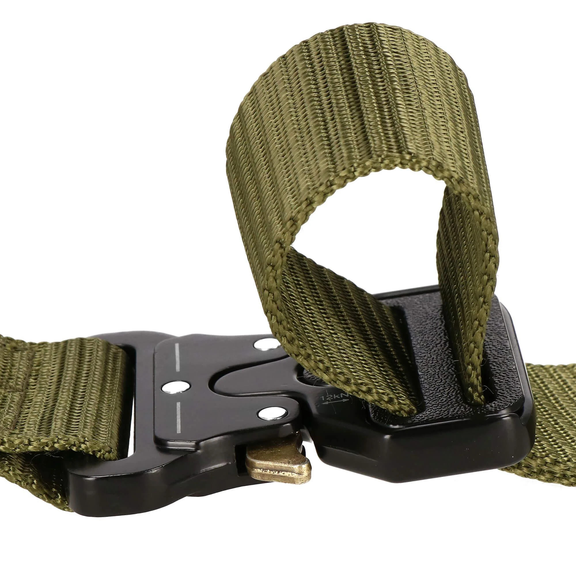 Nailoninis diržas Springos CS0056 žalias 125 cm