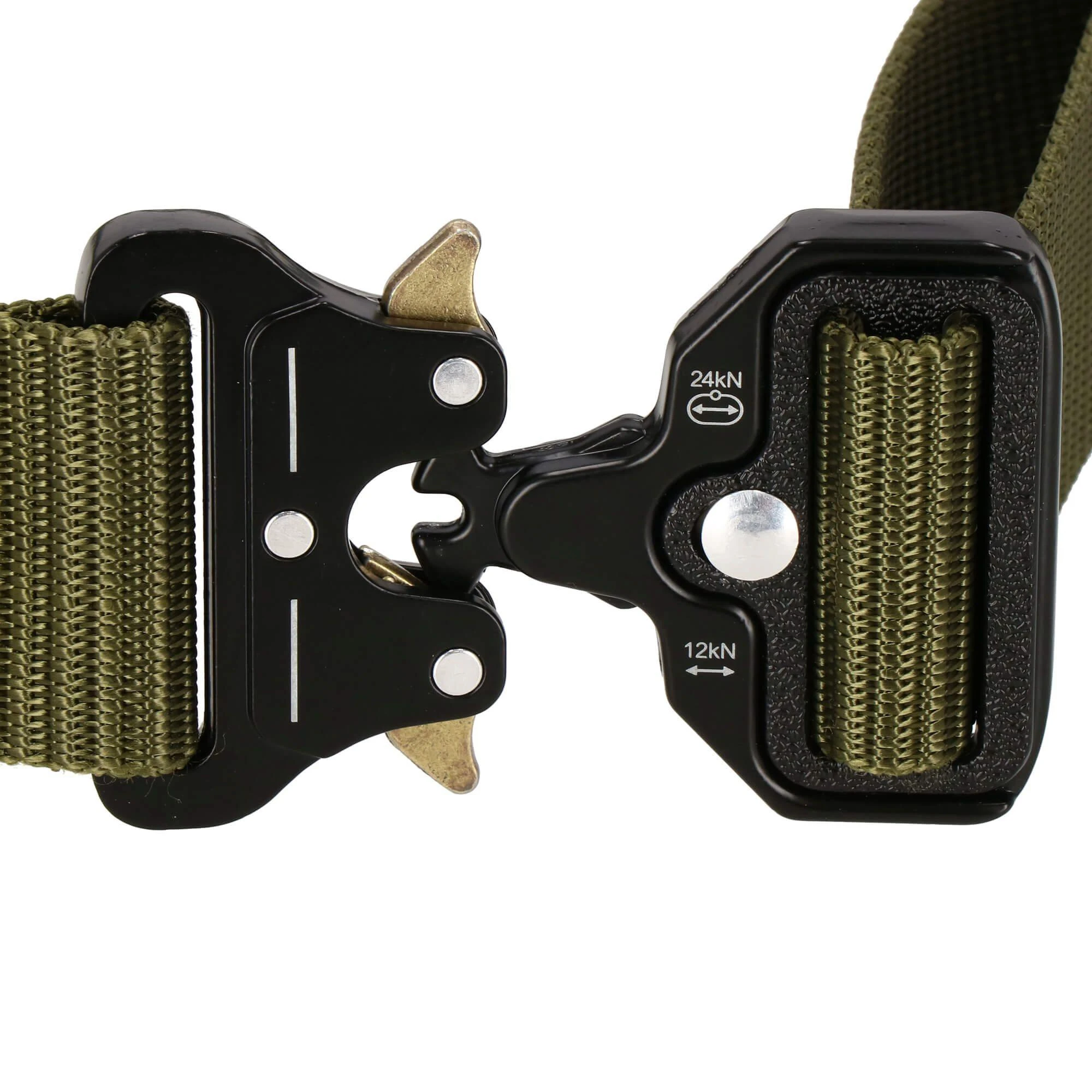 Nailoninis diržas Springos CS0056 žalias 125 cm