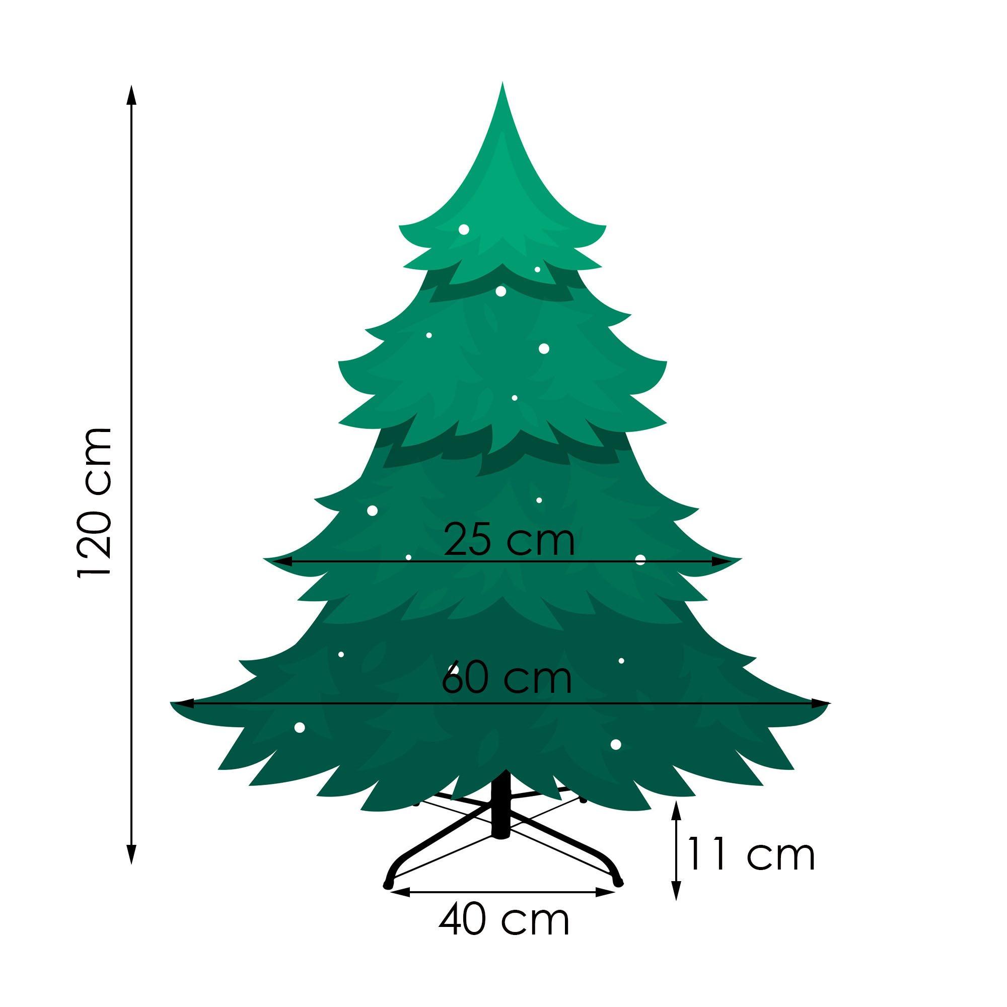 Springos CT0069 DIRBTINĖ KALĖDŲ EGLĖ ŽALIA 120 CM