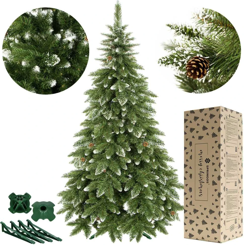 Springos Kalėdinė eglutė deimantinė pušis 220 cm