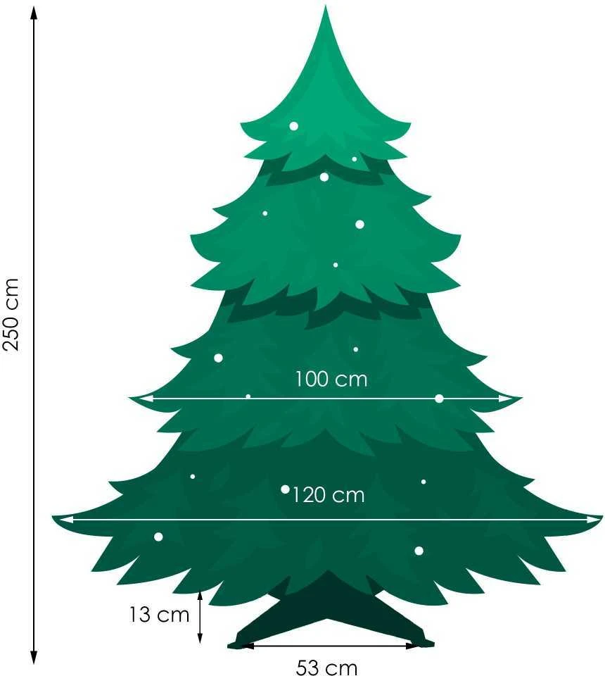 Dirbtinė Kalėdų eglutė Springos Kaukazo eglė 250 cm