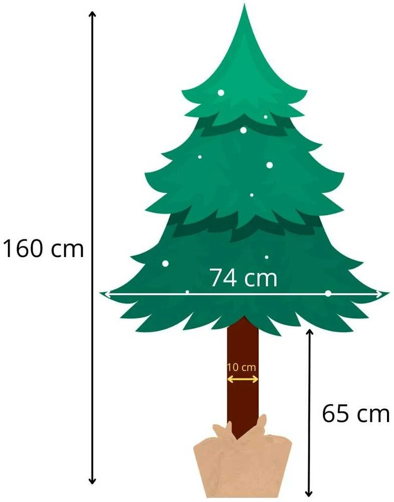 Kalėdų eglutė Springos CT0110 160 cm
