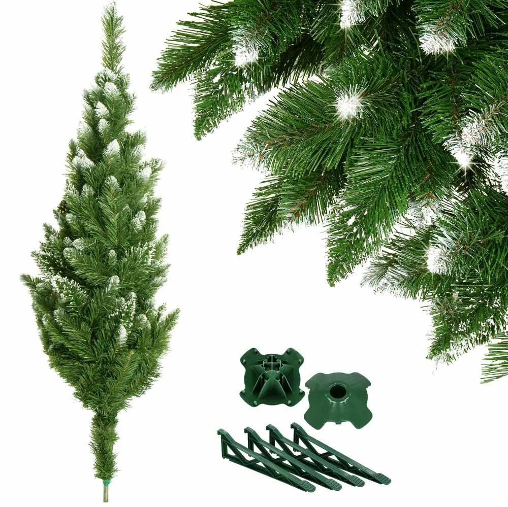 Kalėdinė eglutė Springos CT0112 220 cm su deimantiniu šerkšnu