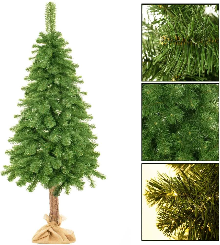 Dirbtinė Kalėdų eglutė Springos CT0114, 180 cm, pušis ant kamieno