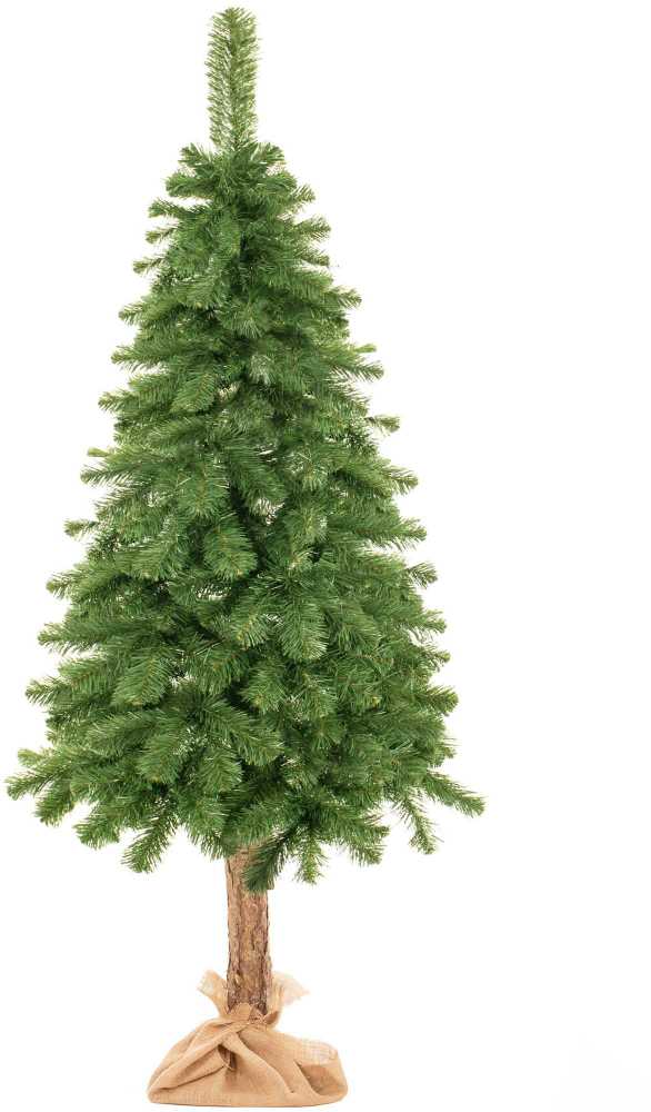 Kalėdų eglutė Springos CT0115 220 cm su natūraliu kamienu ir džiutu
