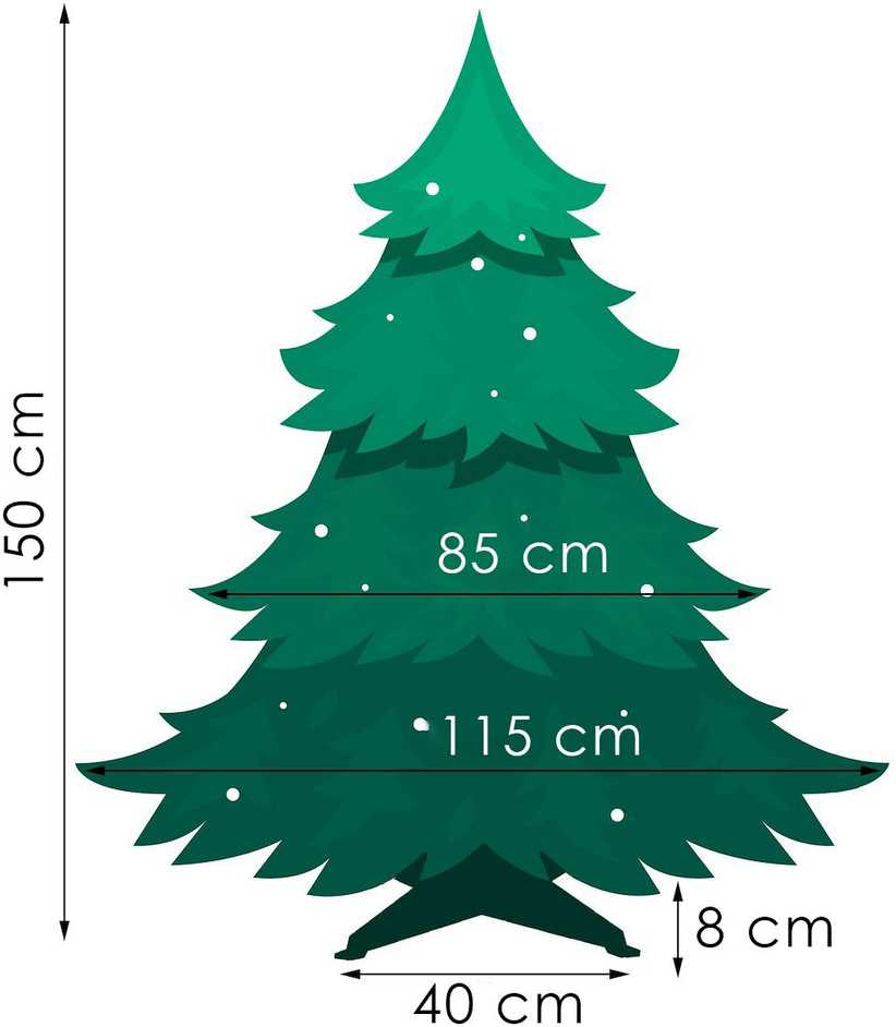 Dirbtinė Kalėdinė eglutė Springos Kaukazo eglė 150 cm