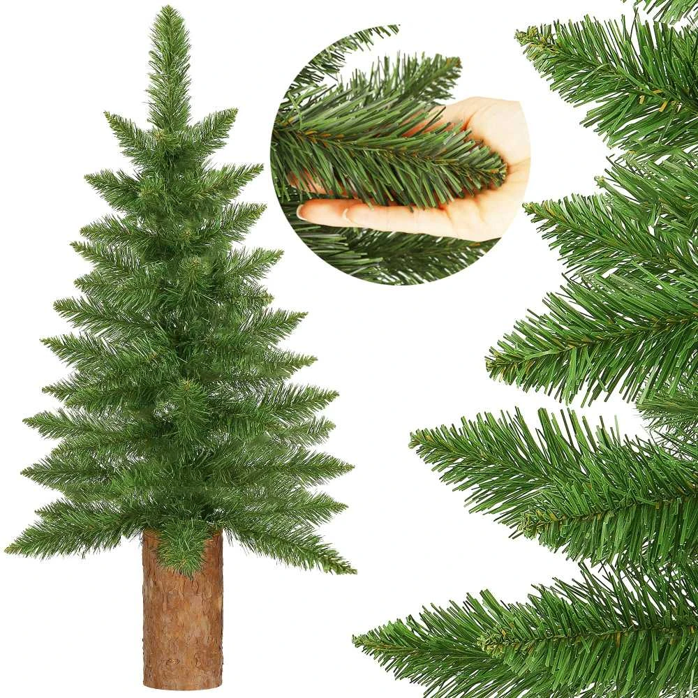Kalėdų eglutė Springos 80 cm su natūraliu kamienu