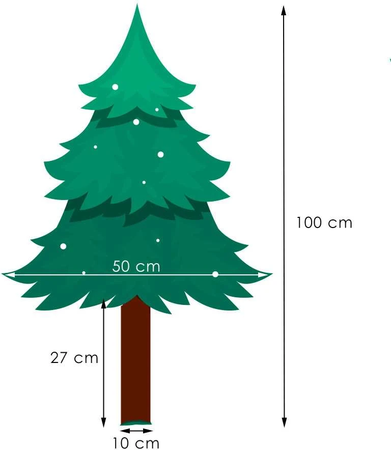 Kalėdų eglutė Springos CT0142, 100 cm
