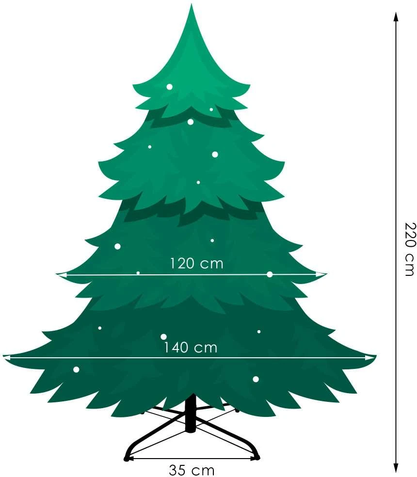 Dirbtinė Kalėdinė eglutė Springos 220 cm