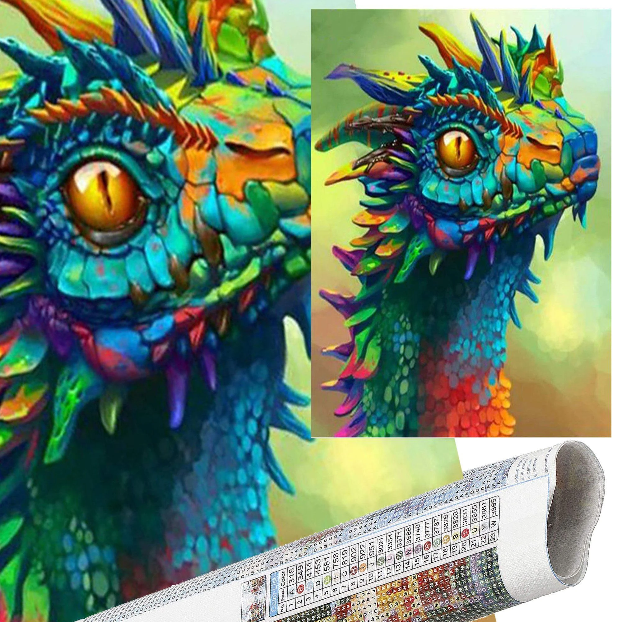 Deimantinio tapymo rinkinys Springos 40x30 cm