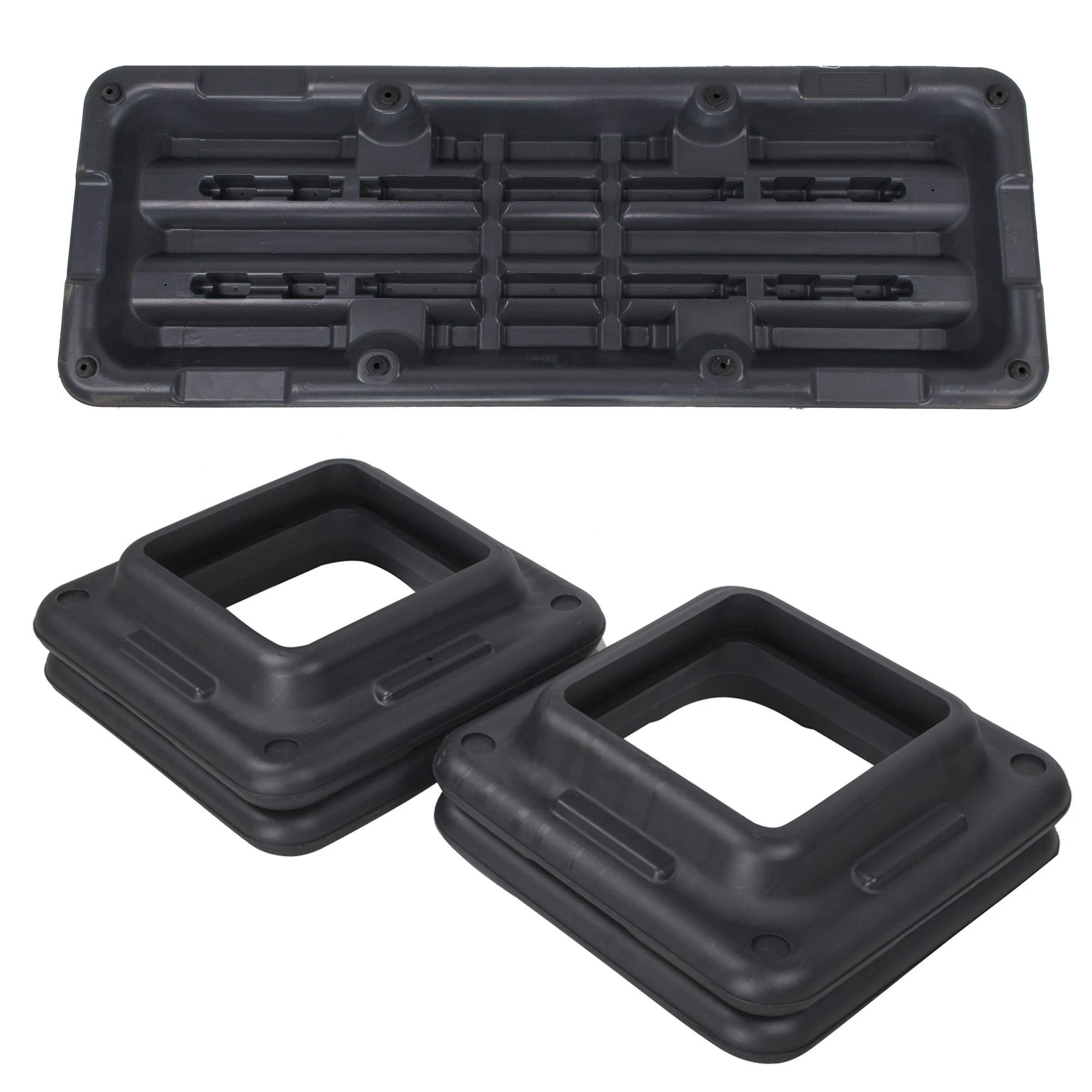 Aerobikos step platforma Springos 3 aukščiai, 108x41.5 cm, 350 kg
