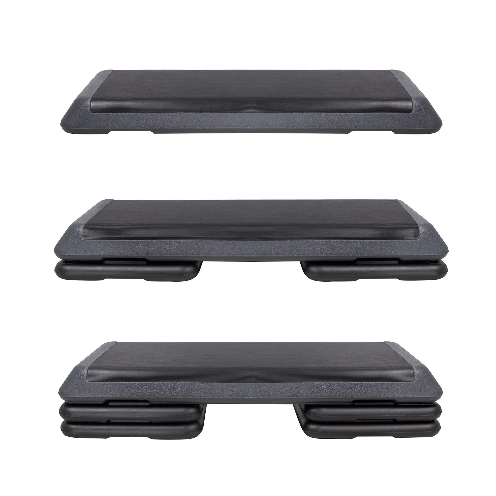 Aerobikos step platforma Springos 3 aukščiai, 108x41.5 cm, 350 kg