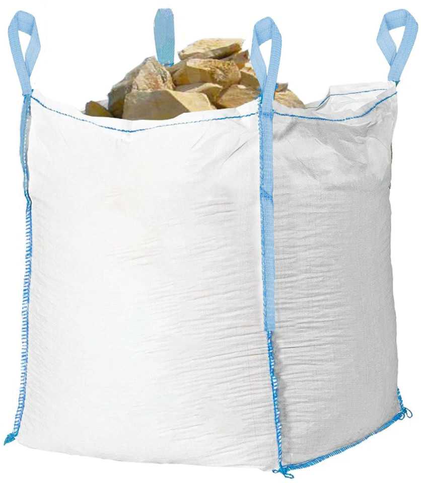 Springos Krepšys birioms medžiagoms 900 l, keliamoji galia 1000 kg, baltas su mėlynais elementais, 92 × 92 × 100 cm
