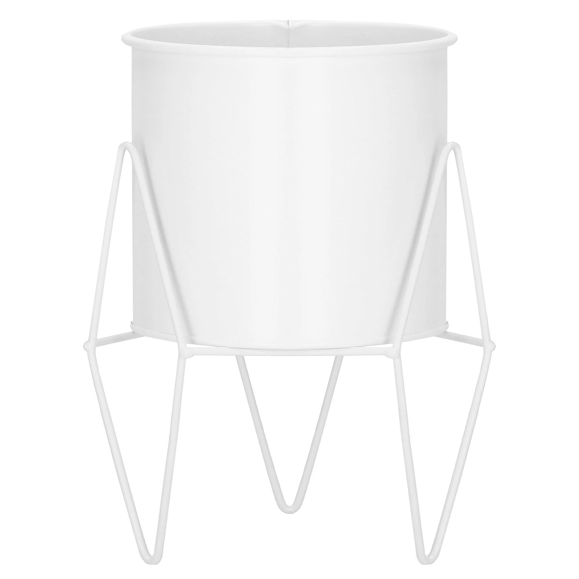 Springos Metalinė gėlių lentyna GA0163, balta