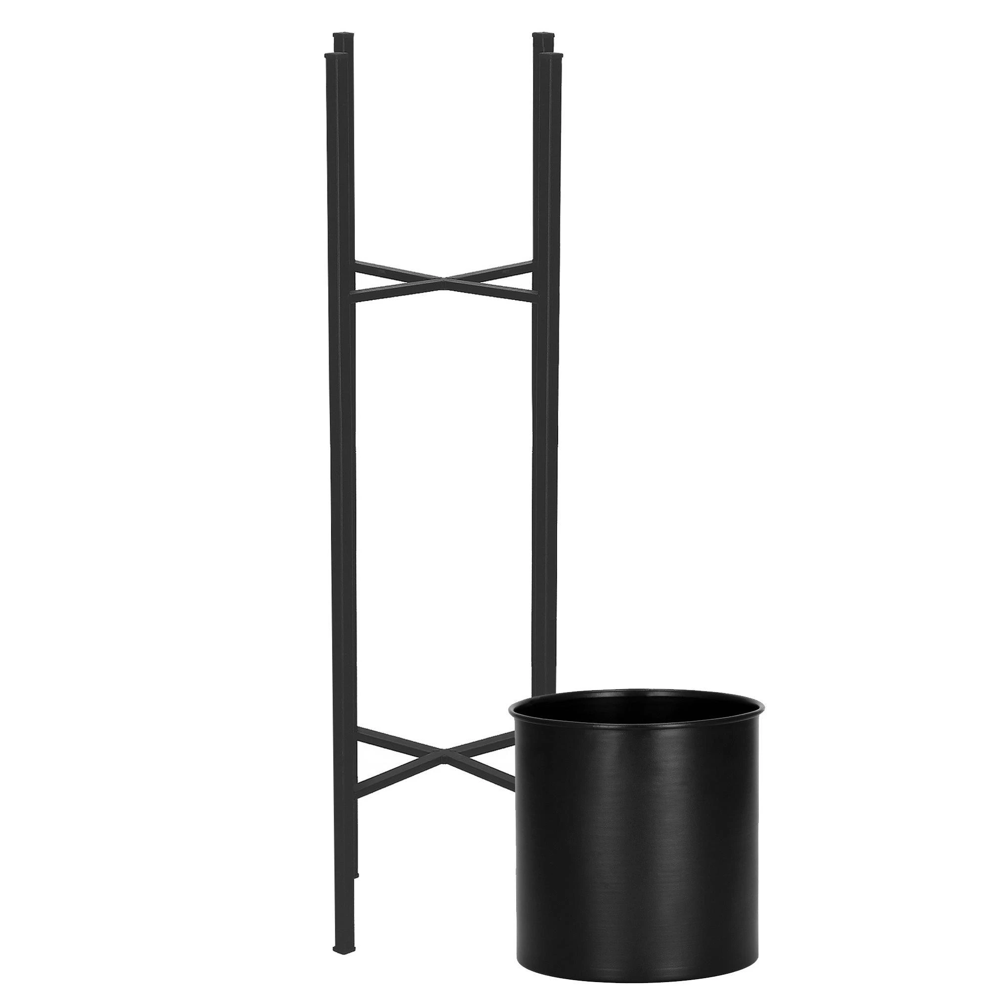 Metalinis gėlių stovas Springos GA0196, 74 cm, juoda