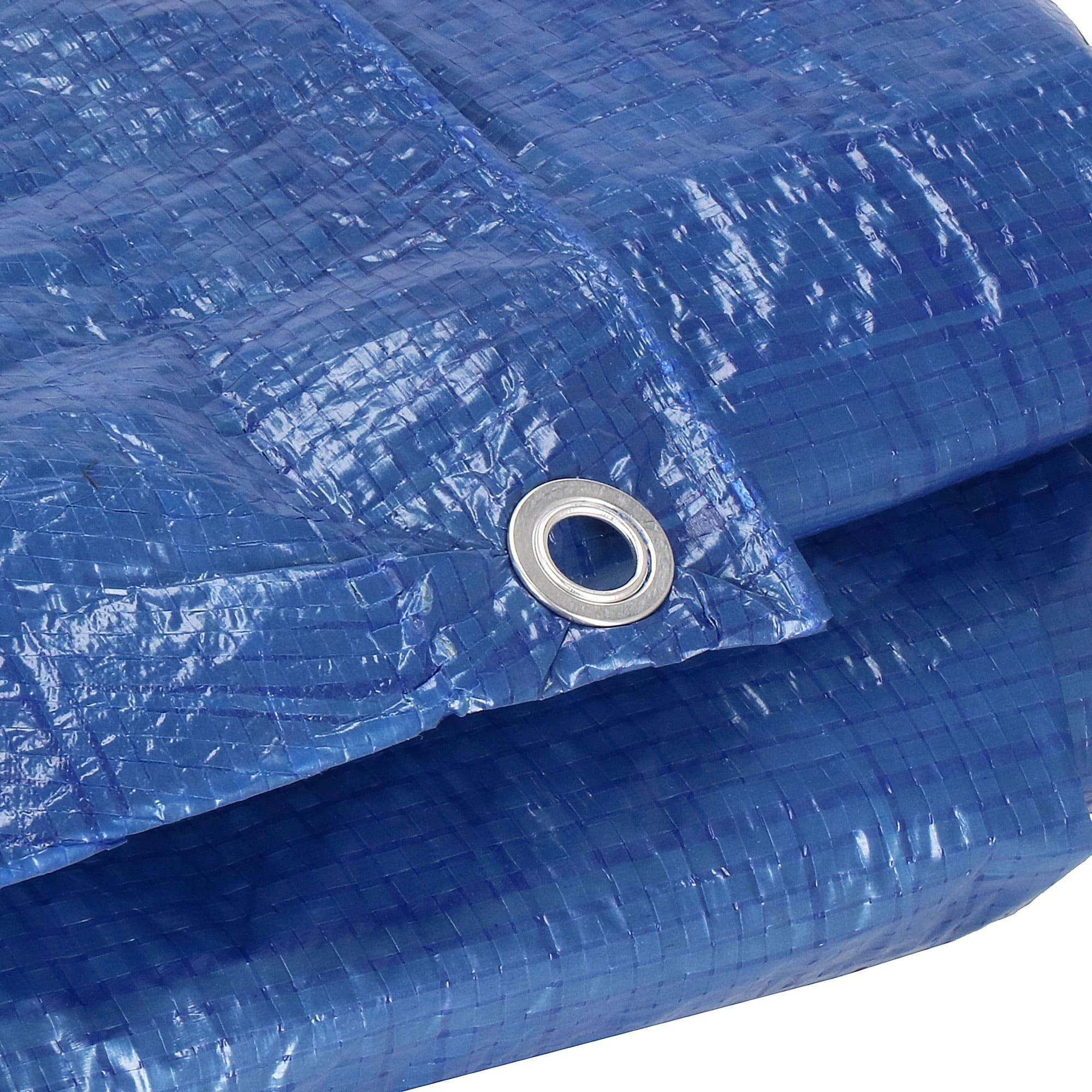 Brezentas Springos 6x9 m mėlynas 60 g/m²