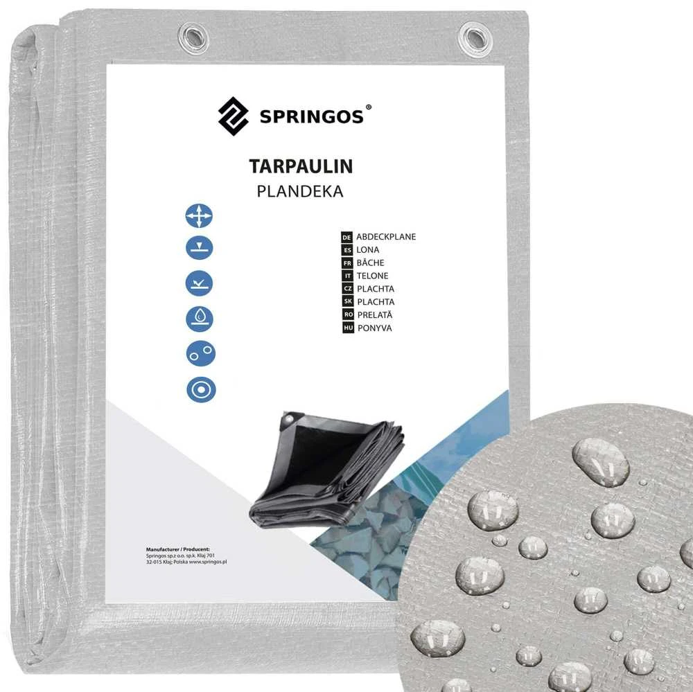 Brezentas Springos, 5x8 m, 270 g/m2