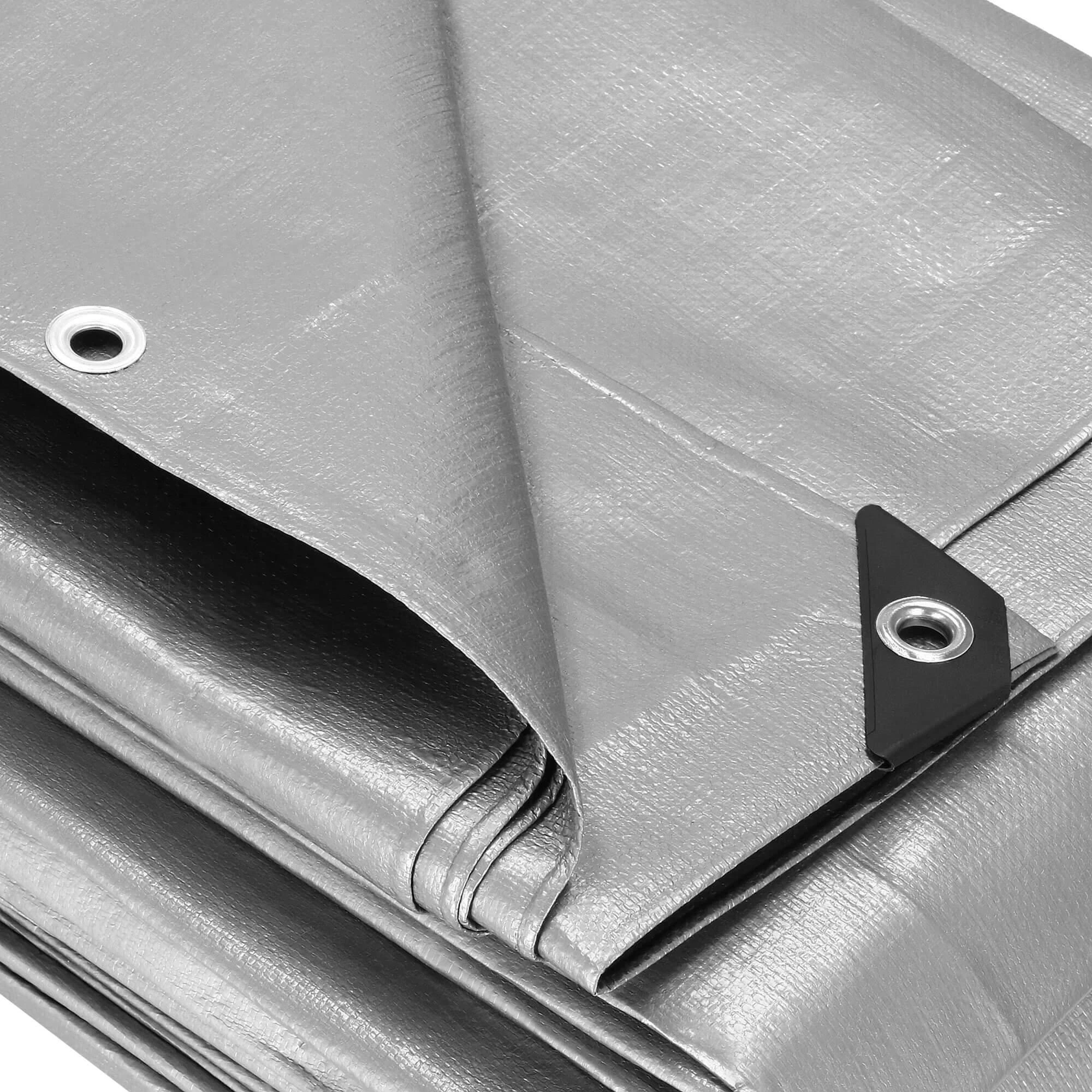 Springos Brezentas 4x5m pilkas 270 g/m²