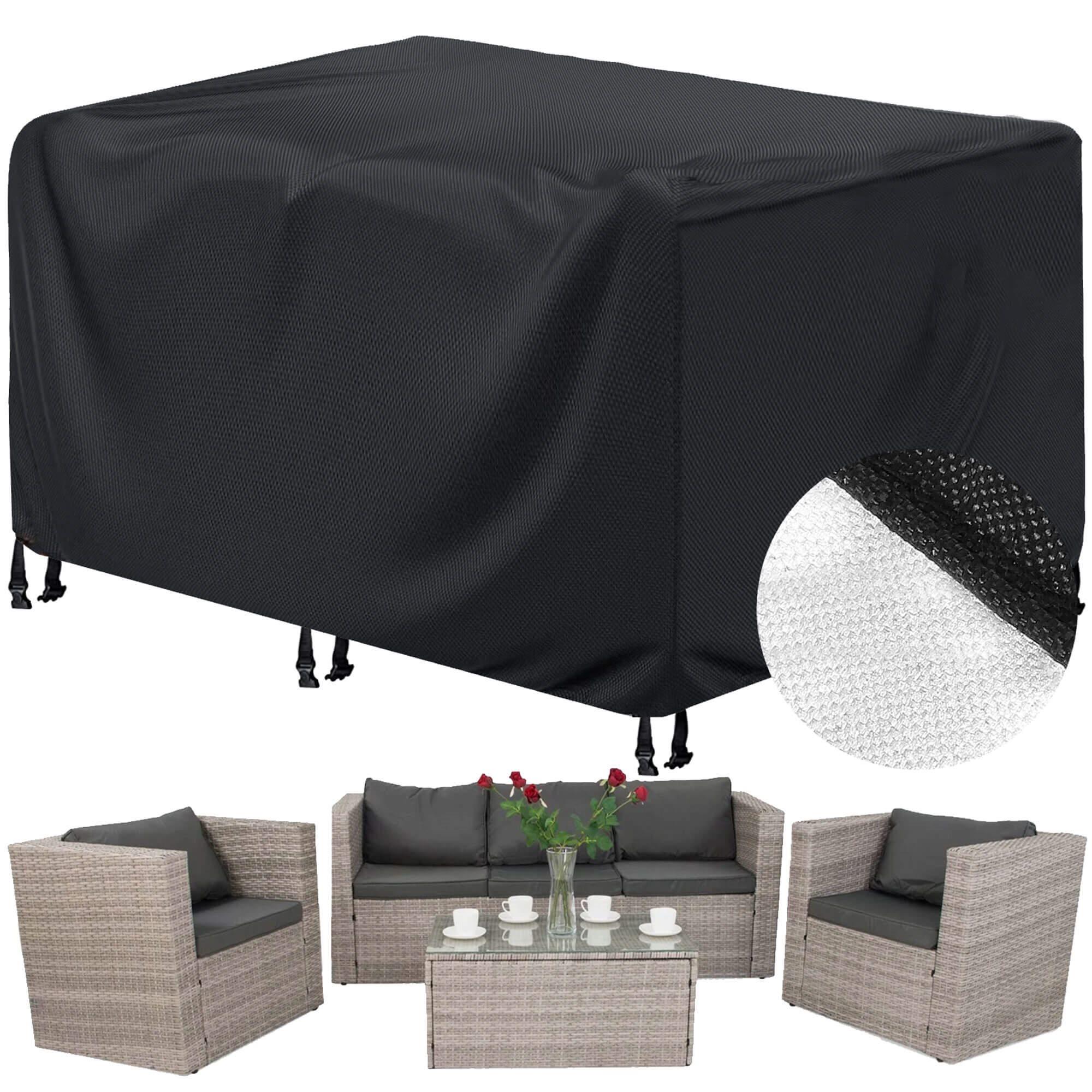 Springos GA2165 POKROWIEC NA MEBLE OGRODOWE 152X104X71 CM