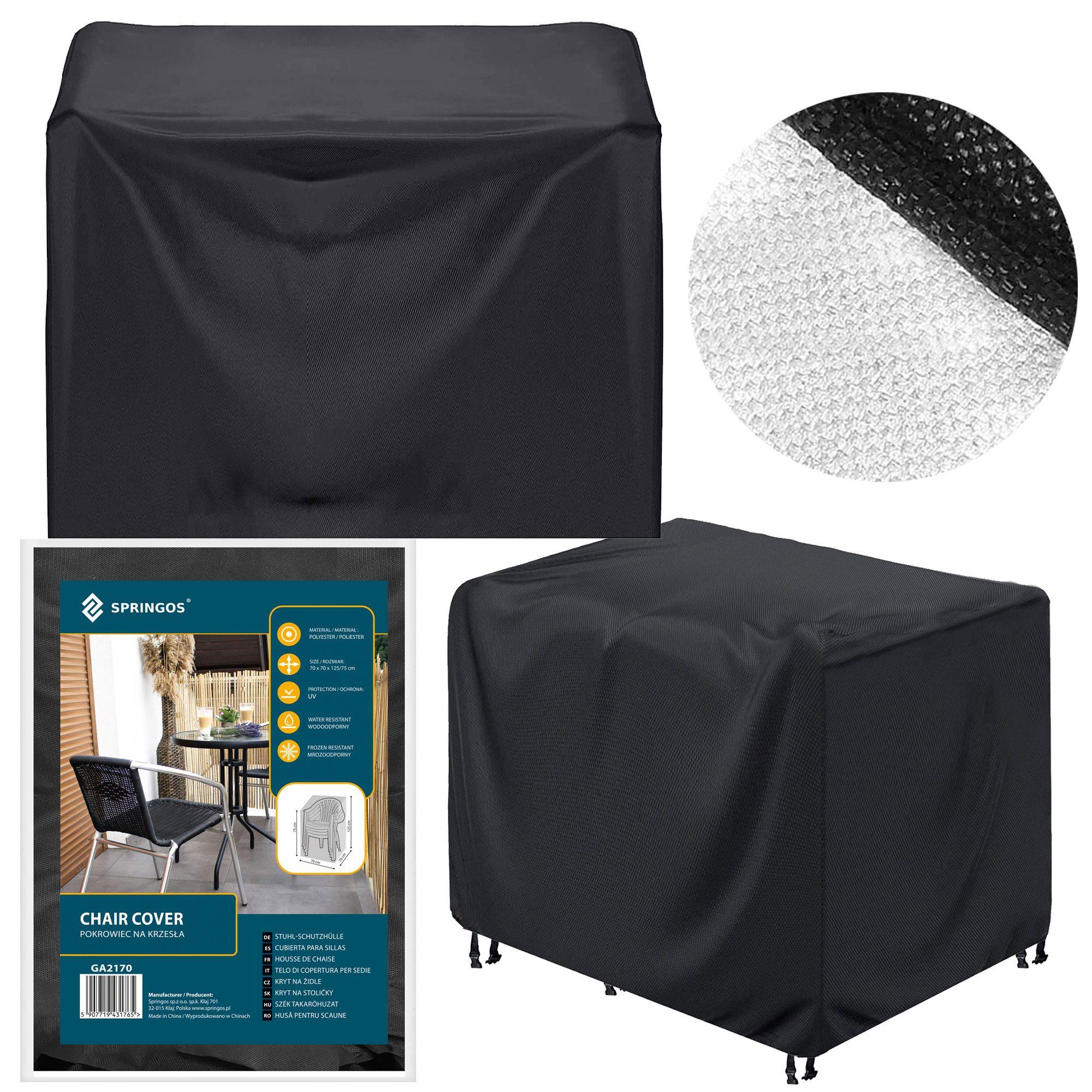 Springos GA2170 POKROWIEC NA MEBLE OGRODOWE 70X70X125/75 CM