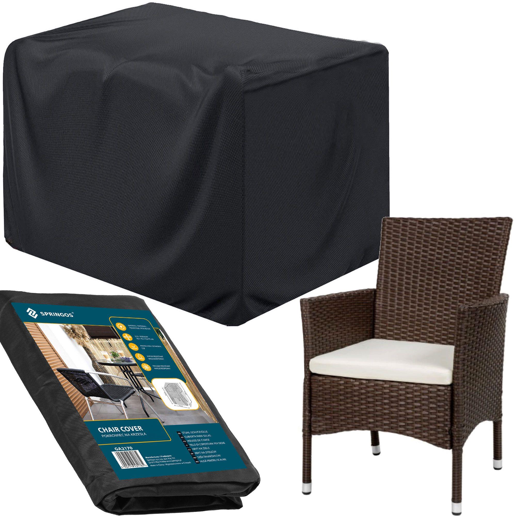 Springos GA2170 POKROWIEC NA MEBLE OGRODOWE 70X70X125/75 CM