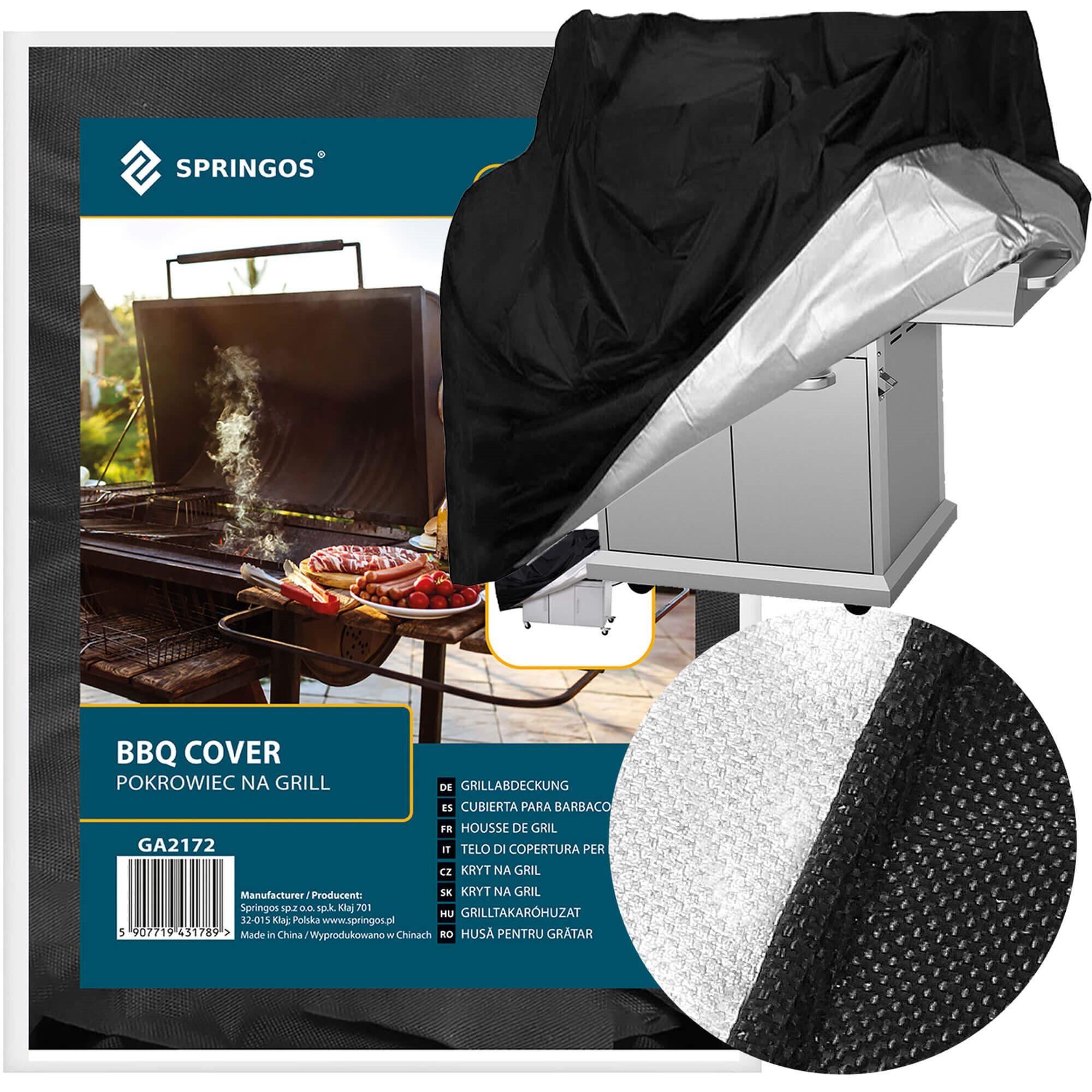 Springos GA2172 POKROWIEC NA GRILL 100X66X80 CM