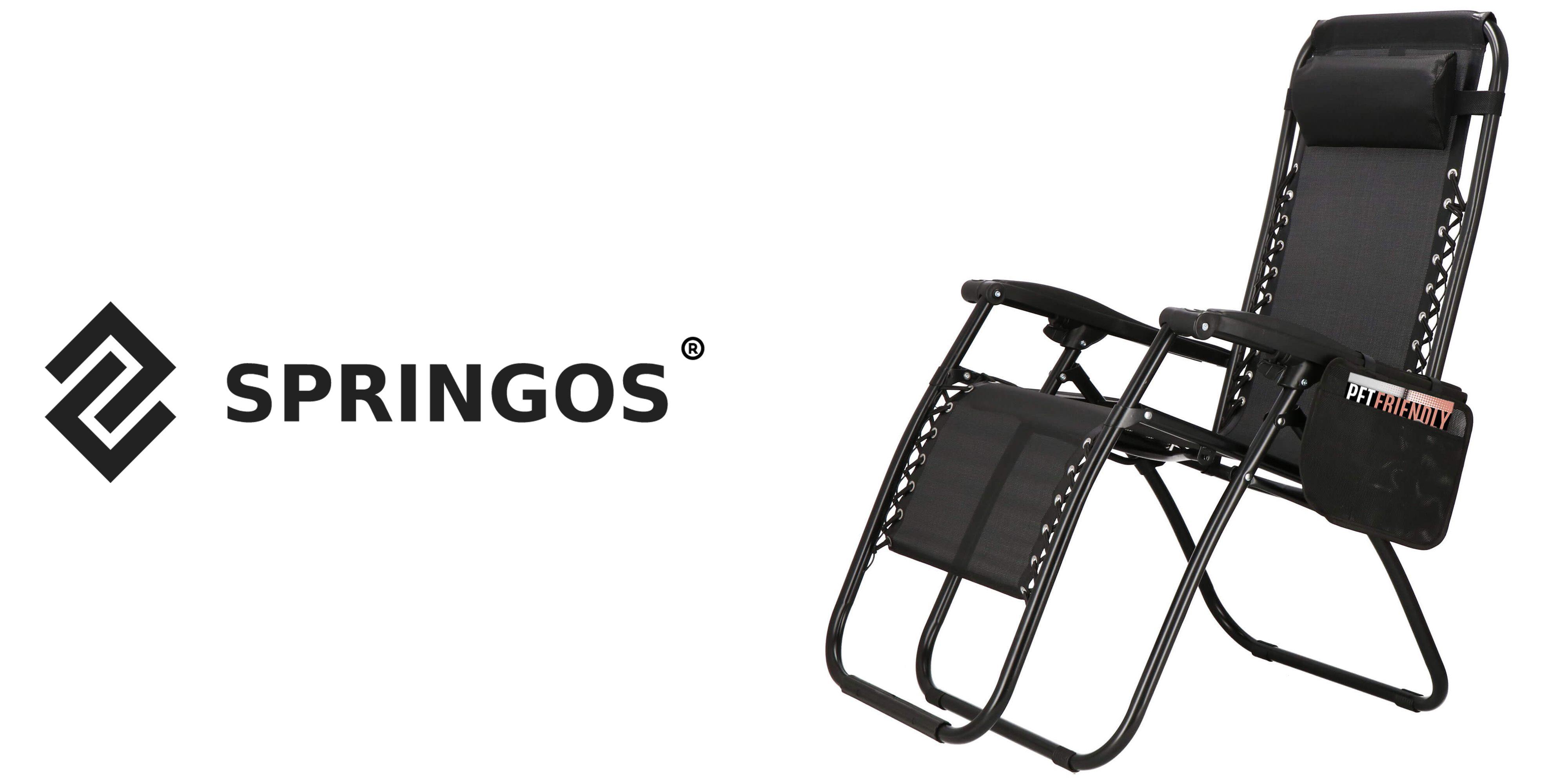 Springos Sodo kėdė juoda