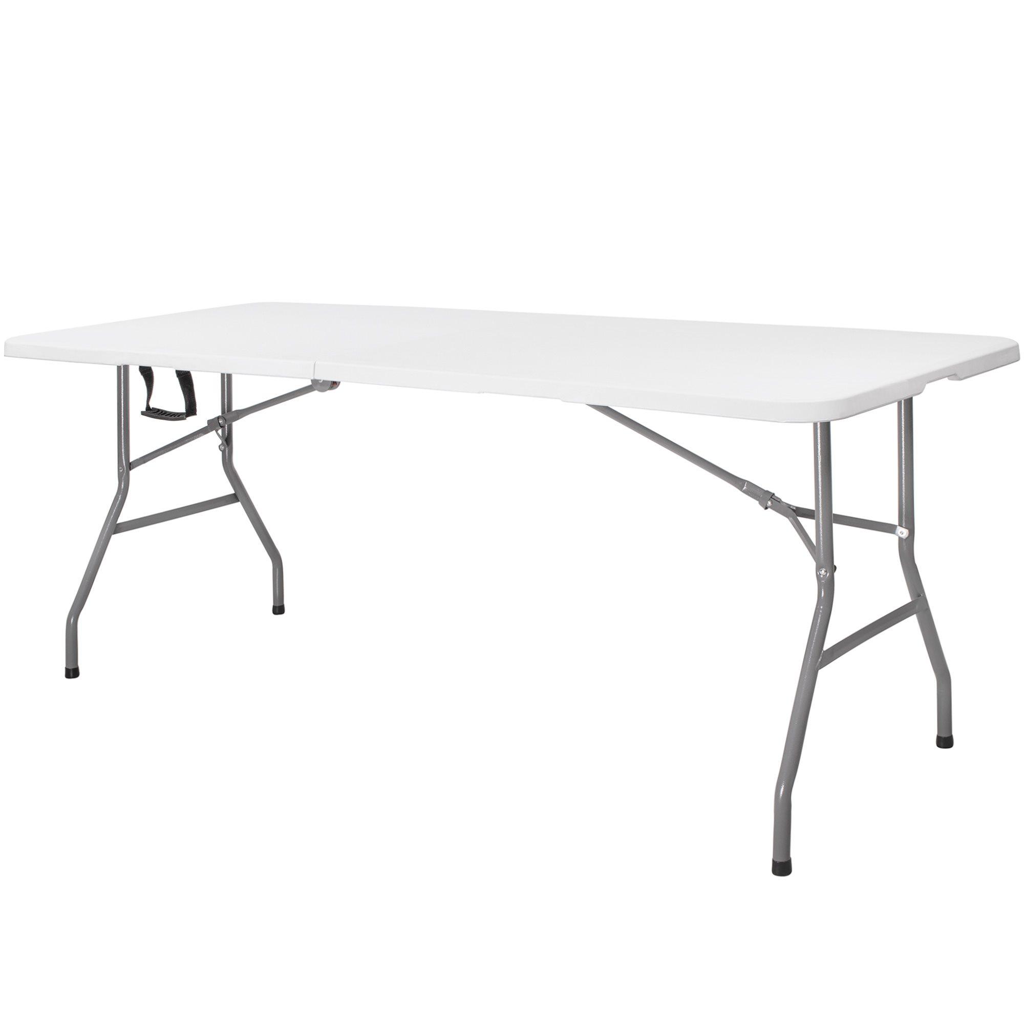 Springos GF0051 stalas CATERINGOWY sulankstomas 180 CM BALTA