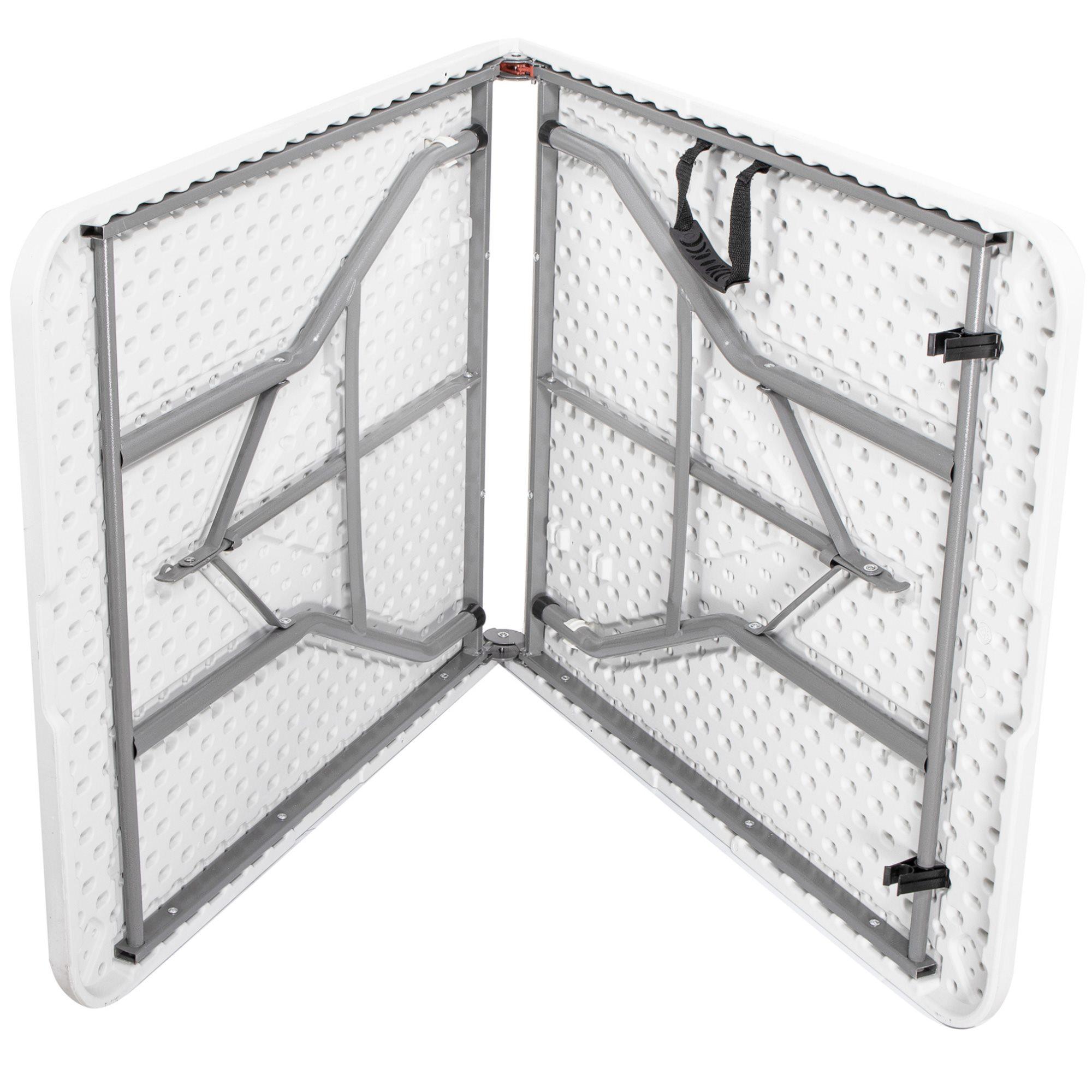 Springos GF0051 stalas CATERINGOWY sulankstomas 180 CM BALTA