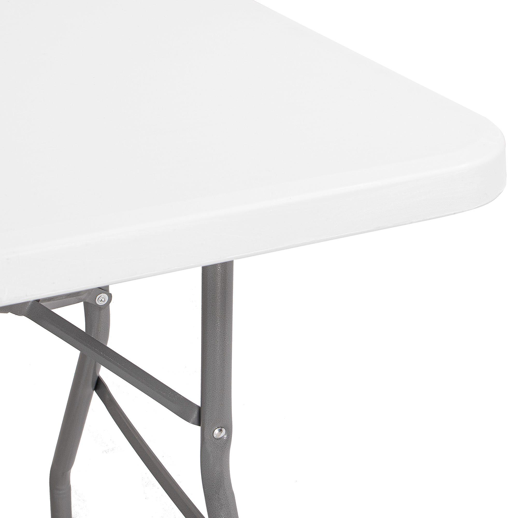 Springos GF0051 stalas CATERINGOWY sulankstomas 180 CM BALTA