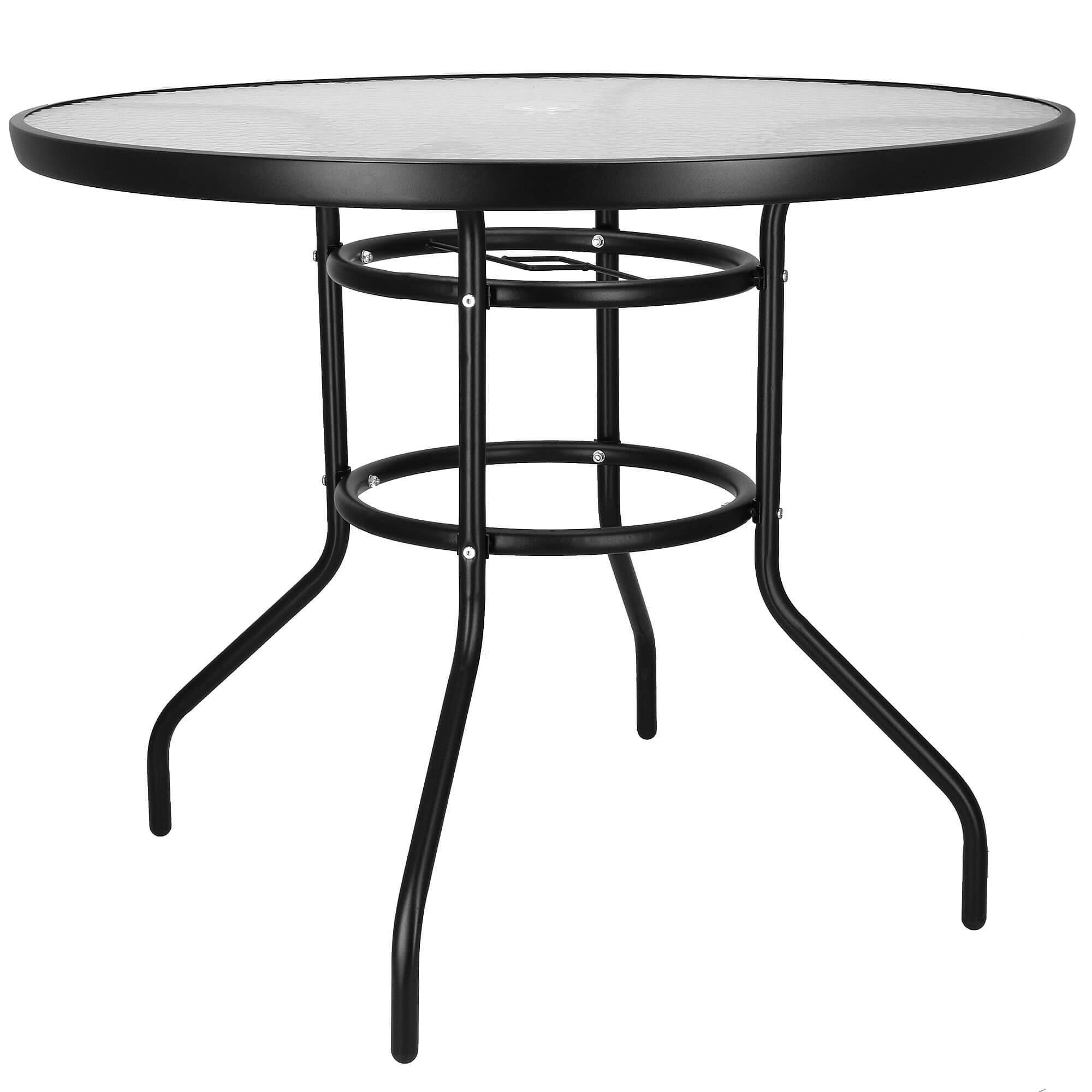Sodo stalas Springos 90 cm juodas