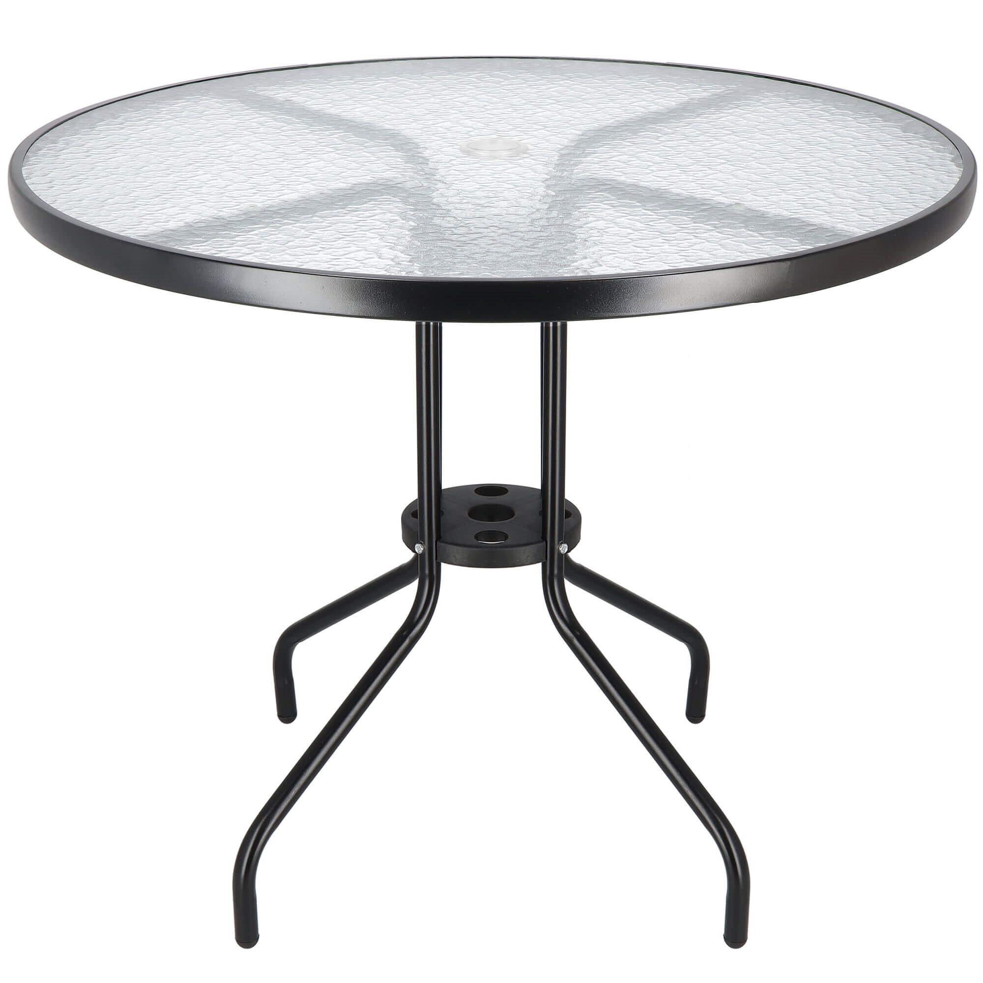 Sodo stalas Springos 90 cm juodas
