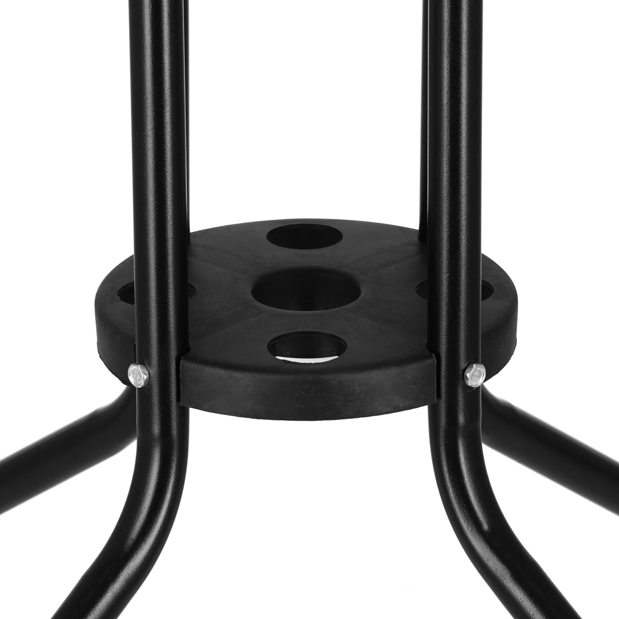 Sodo stalas Springos 90 cm juodas