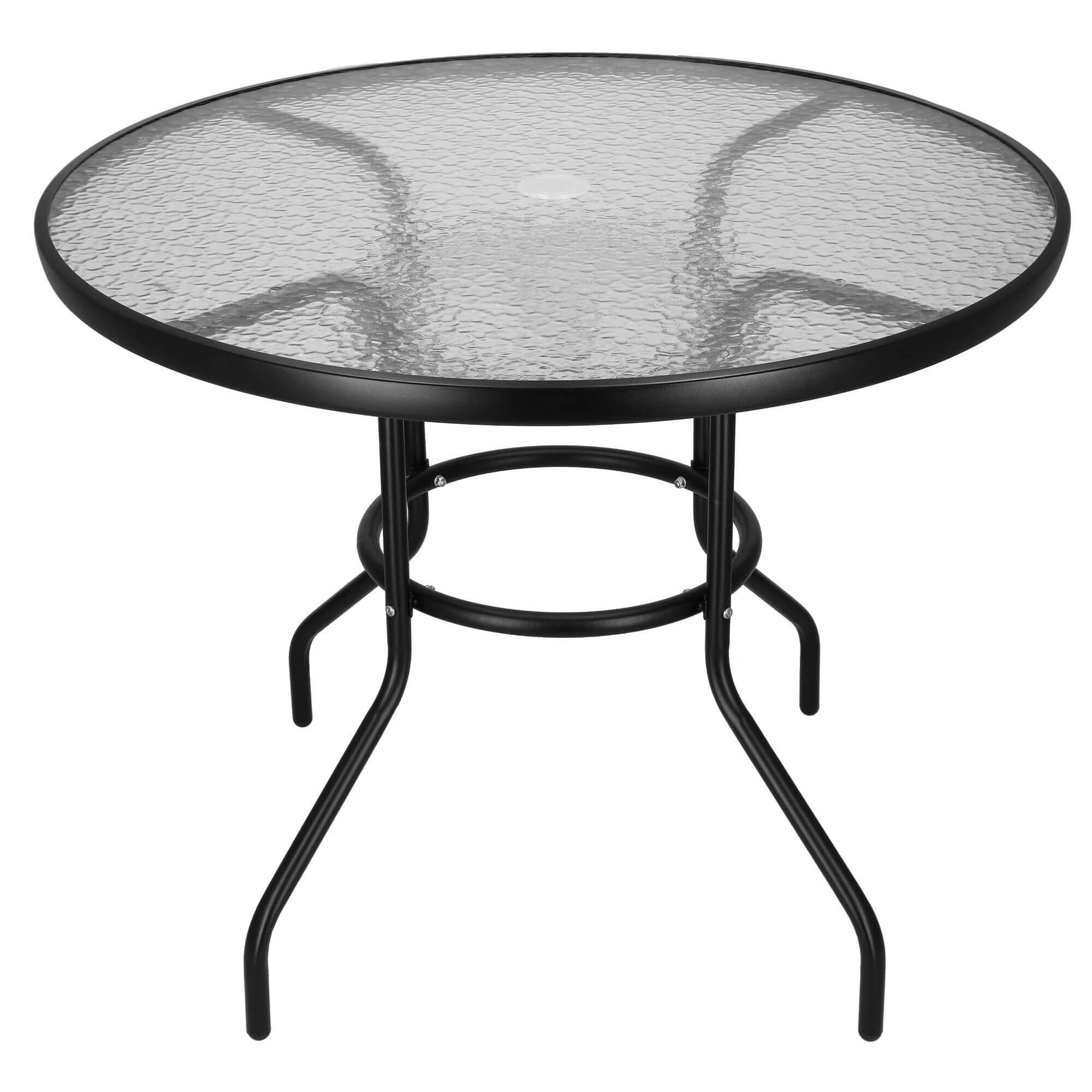 Sodo stalas Springos 90 cm juodas
