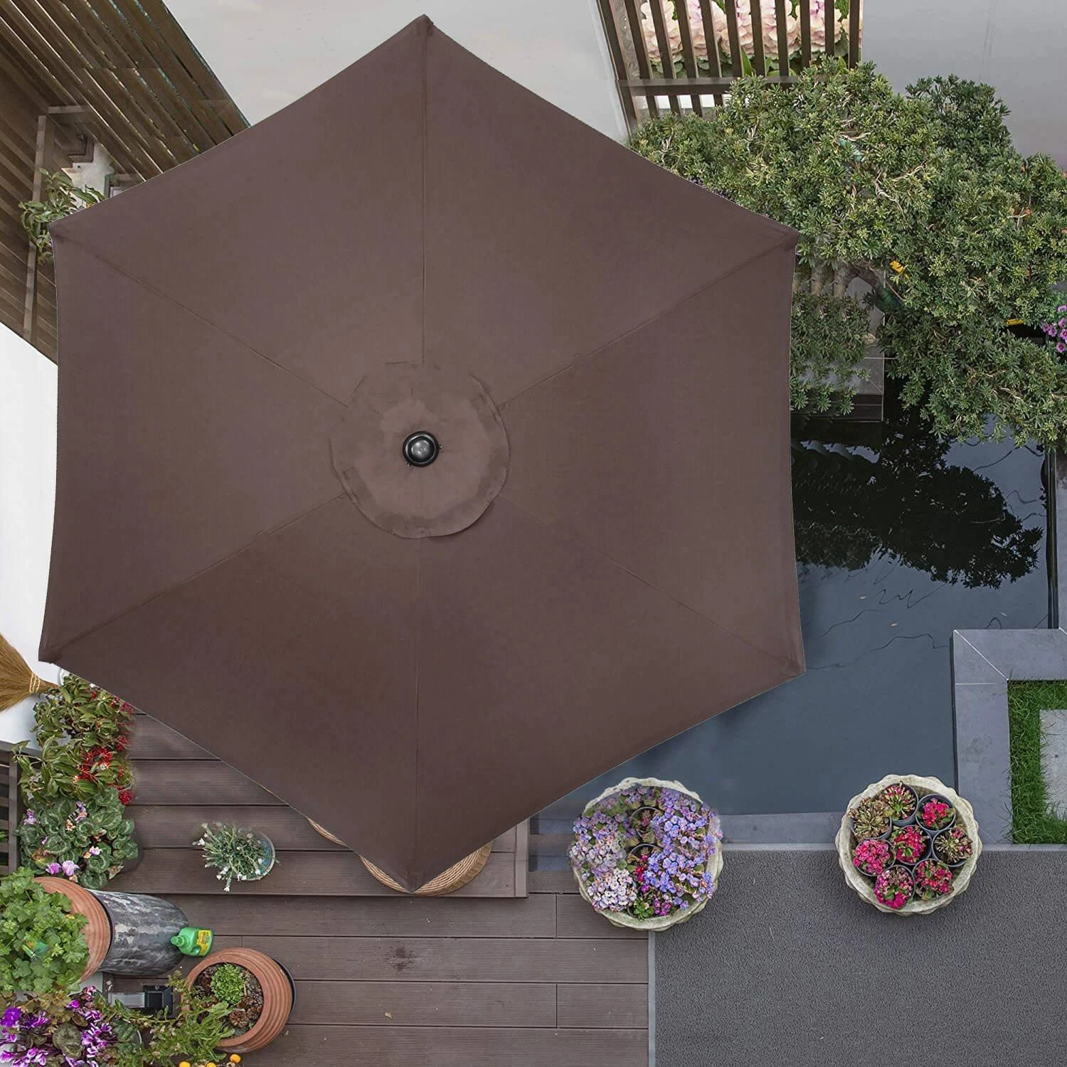 Sodo skėtis Springos GU0023 250 cm