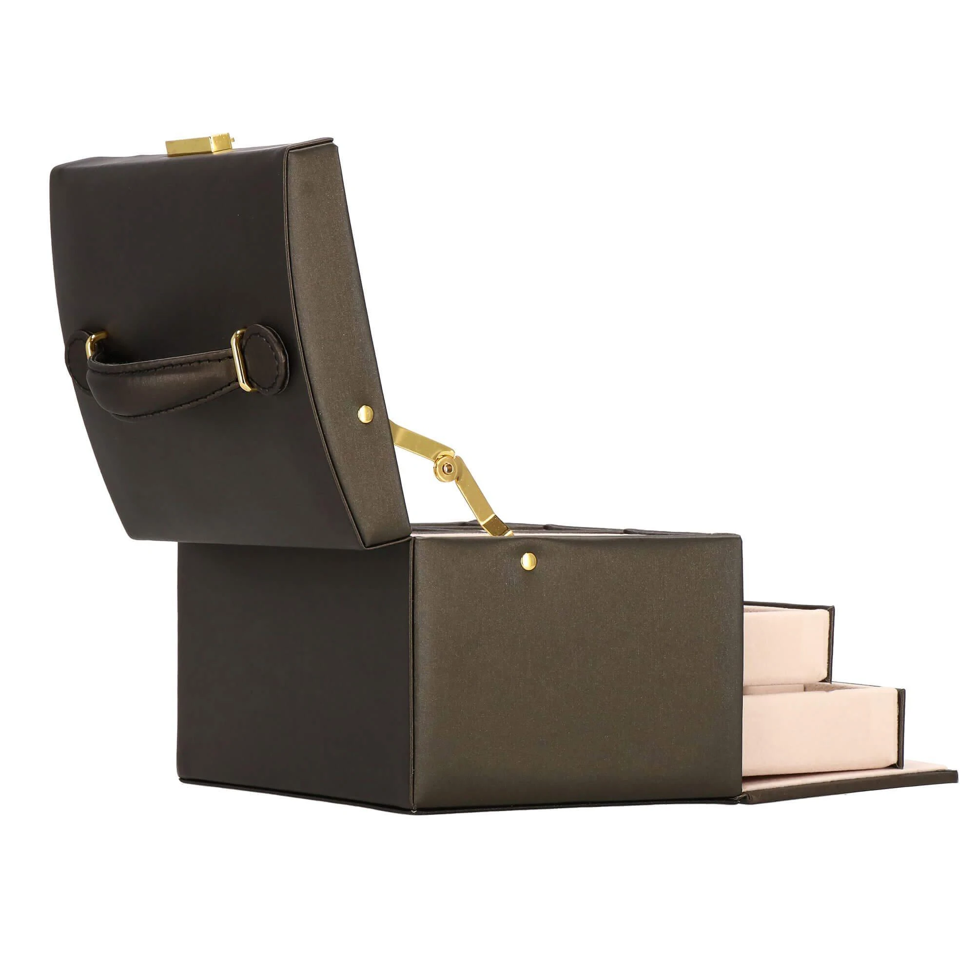 Springos Dėžutė papuošalams Elegance Style Dark Brown